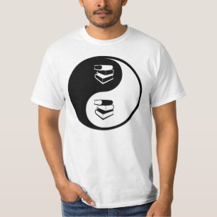 T-shirt Travail de bibliothèque de Yin Yang