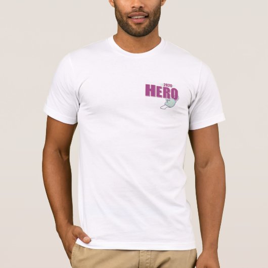 T-shirt Travail de héros (Devant)