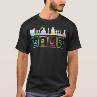 T-shirt Travail de laboratoire de recherche sur la vie de