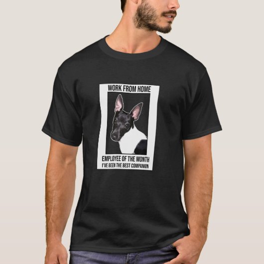 T-shirt Travail De L'Employé À Domicile Du Mois Rat De Com (Devant)