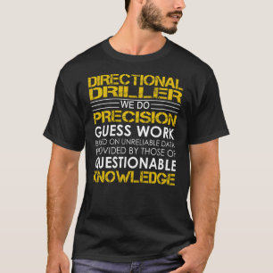 T-shirt Travail de précision directionnel du foreur