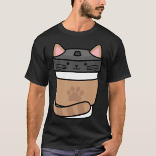 T-shirt Travail de propriétaire de chat de café Chats Humo
