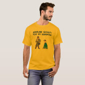 T-shirt Travail de sécurité de patrie (Devant entier)