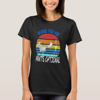 T-shirt Travail depuis des pantalons facultatifs Présent