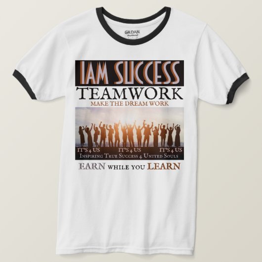 T-SHIRT TRAVAIL D'ÉQUIPE (Design devant)