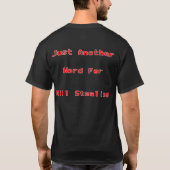 T-shirt Travail d'équipe (rouge) (Dos)