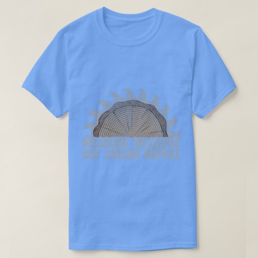 T-shirt Travail du bois Père Jour Mesure Coupe Sweer Handy (Design devant)