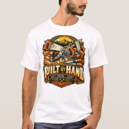 T-shirt Travail manuel de menuisier charpentier scie à mai
