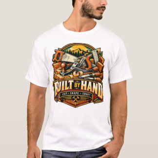 T-shirt Travail manuel de menuisier charpentier scie à mai