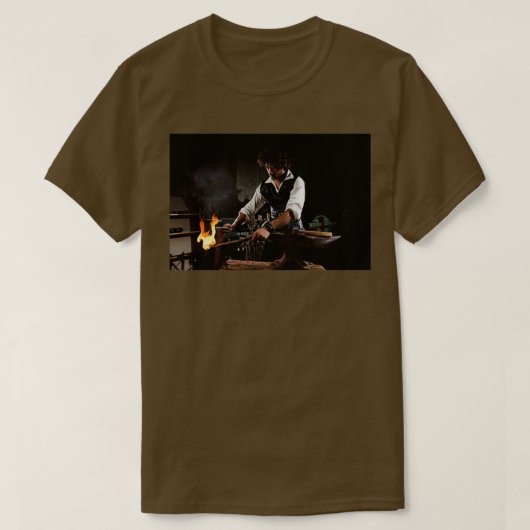 T-shirt Travail manuel de style ancien forgeron Moyen âge (Design devant)