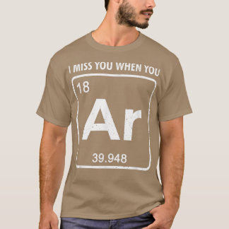 T-shirt Travail scientifique amusant