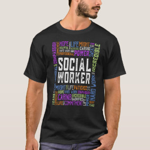 T-shirt Travail social amusant Mois des travailleurs socia