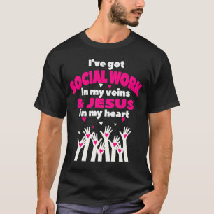 T-shirt Travail social Christian MSW Graduation 2023 M