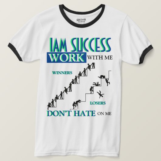 T-SHIRT TRAVAILLE AVEC MOI (Design devant)