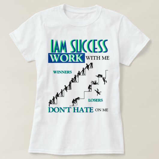 T-SHIRT TRAVAILLE AVEC MOI (Design devant)