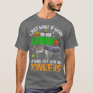 T-shirt Travailler Et S'Accrocher Avec Les Déchets Jardine