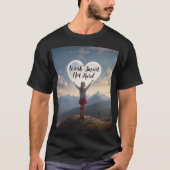 T-shirt travailler intelligent pas dur (Devant)