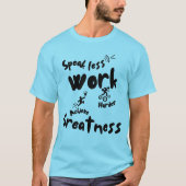 T-shirt Travailler sans langage (Devant)