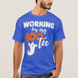 T-shirt Travailler Sur Mon Bootee Halloween Glutes Cadeau