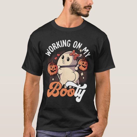 T-shirt Travailler sur mon cul (Devant)