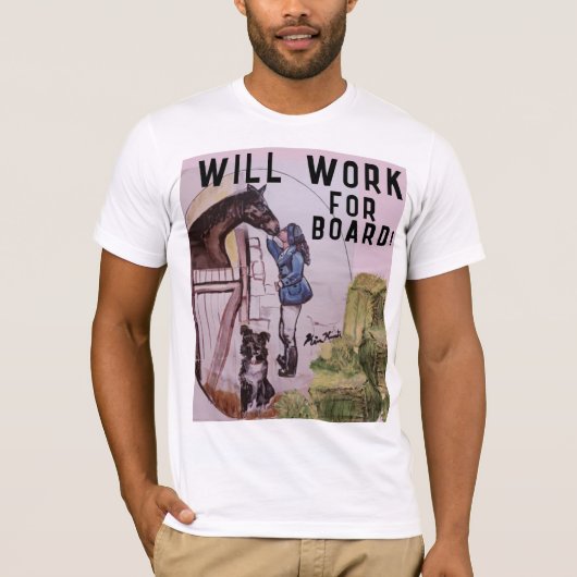 T-SHIRT TRAVAILLERA POUR LE CONSEIL (Devant)