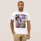 T-SHIRT TRAVAILLERA POUR LE CONSEIL (Devant entier)
