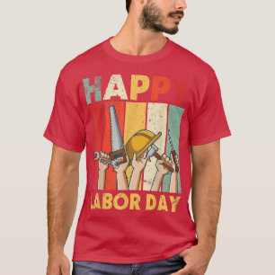 T-shirt Travailleur agricole Joyeuse Fête du Travail Papa