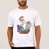 T-shirt Travailleur de bureau en surmenage Funny Employé f (Devant)
