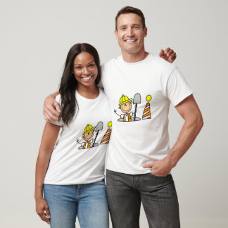 T-shirt Travailleur de construction dans Manhole