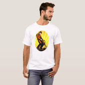 T-shirt Travailleur de construction Jackhammer Oval (Devant entier)