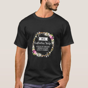 T-shirt Travailleur De Construction Niveau De Sarcasme Flo