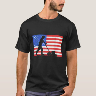 T-shirt Travailleur de la pelouse Landscaper America USA D
