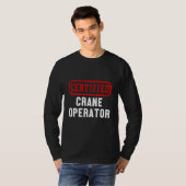 T-shirt Travailleur du chantier de construction d'un explo (Devant entier)