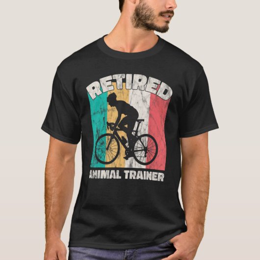 T-shirt Travailleur du contrôle des animaux retraité (Devant)