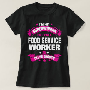 T-shirt Travailleur du service alimentaire