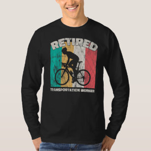 T-shirt Travailleur du transport à la retraite