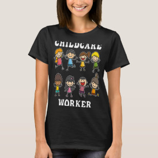T-shirt Travailleur en garderie pour la maternelle 2