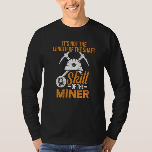 T-shirt Travailleur minier minier de charbon (Devant)