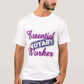 T-shirt Travailleur Notaire Essentiel (Devant)