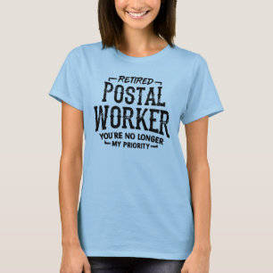 T-shirt Travailleur postal à la retraite Facteur drôle