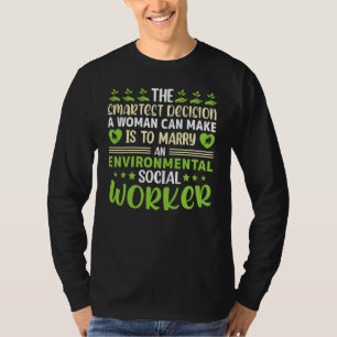 T-shirt Travailleur social de l'environnement Profession E