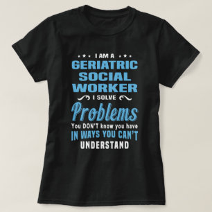 T-shirt Travailleur social gériatrique