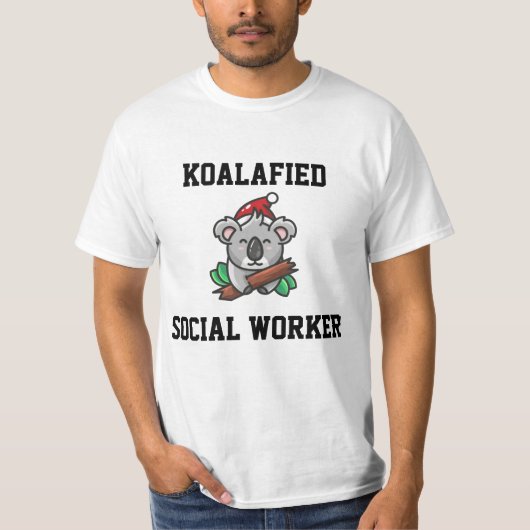 T-shirt travailleur social Koalafied (Devant)