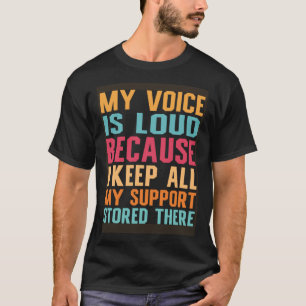 T-shirt Travailleur social Ma voix est forte travail socia