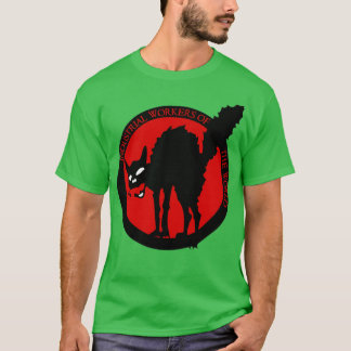 T-shirt travailleurs industriels du monde sabo tabby