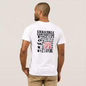 T-shirt Travaillez (Dos entier)