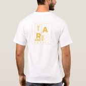 T-shirt Travaillez dur et restez humble (Dos)