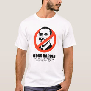 T-shirt Travaillez plus dur parce que les millions sur