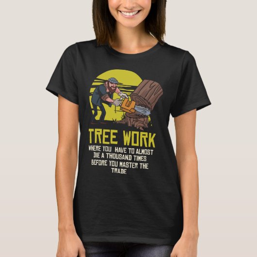 T-shirt Travaux d'arborescence (Devant)