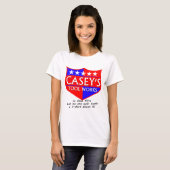 T-shirt Travaux de l'outil de Casey ! (Devant entier)